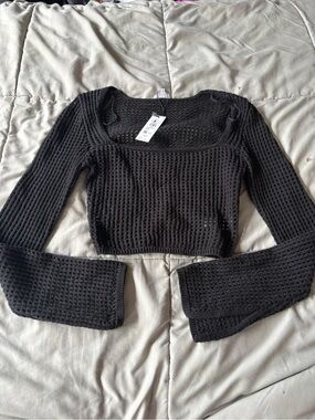 NWT Garage Waffle Knit Long Sleeve